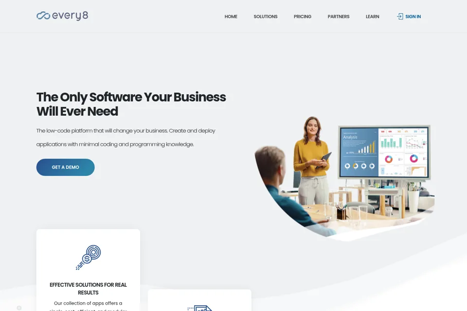 Landing page preview