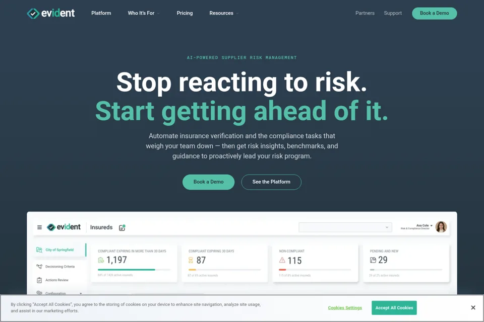 Landing page preview