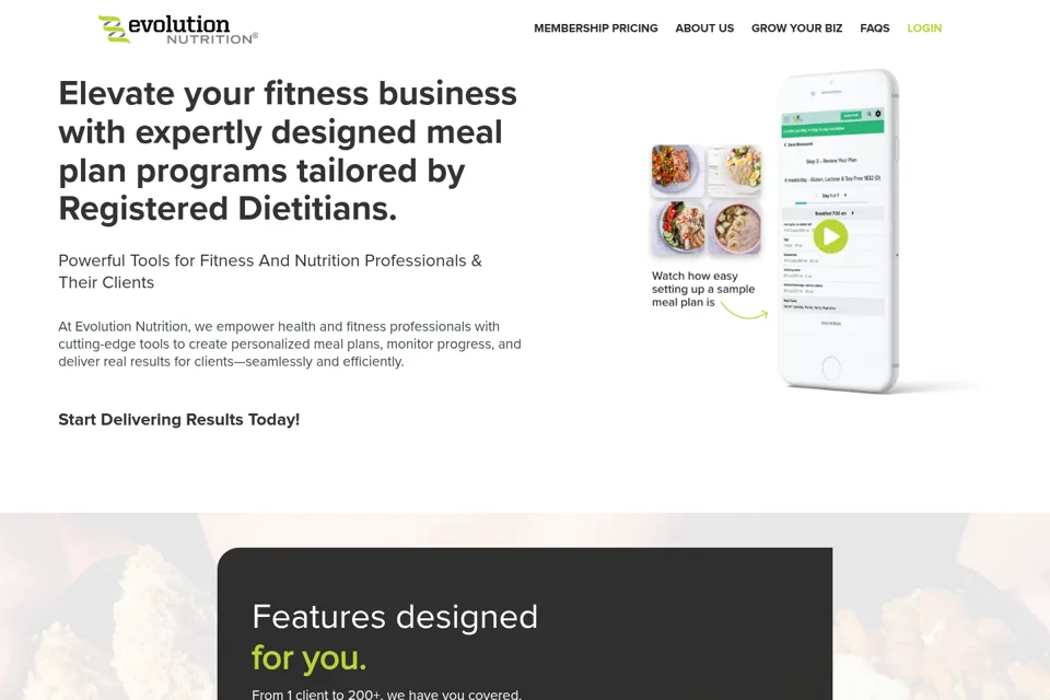 Landing page preview