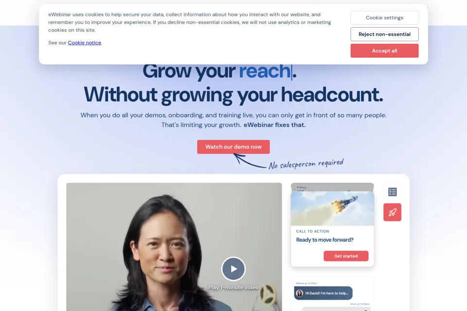 Landing page preview