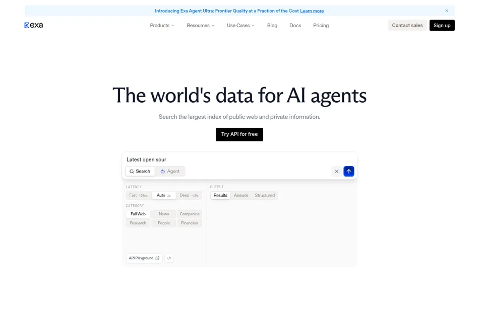 Landing page preview