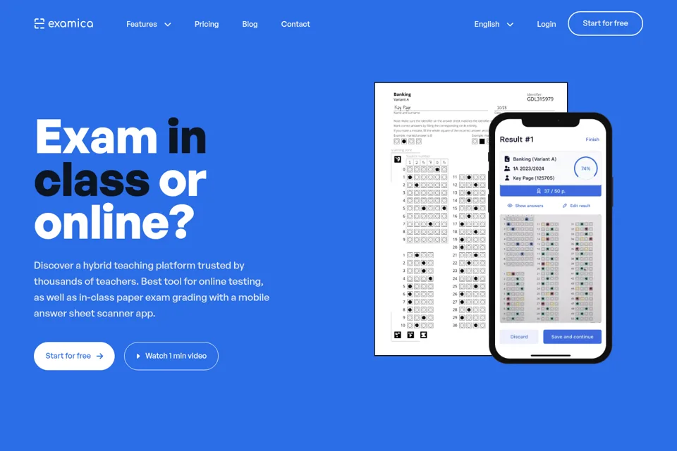 Landing page preview