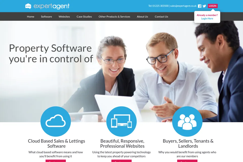 Landing page preview