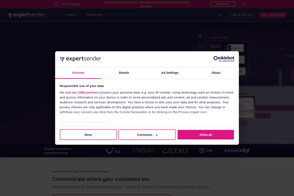 Landing page preview