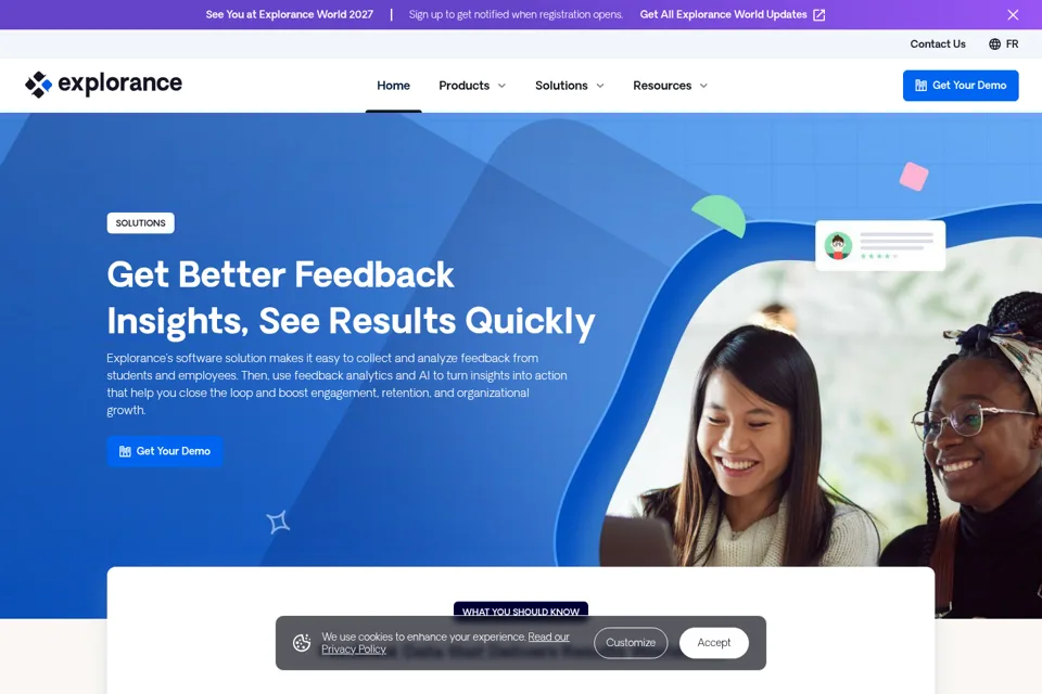 Landing page preview
