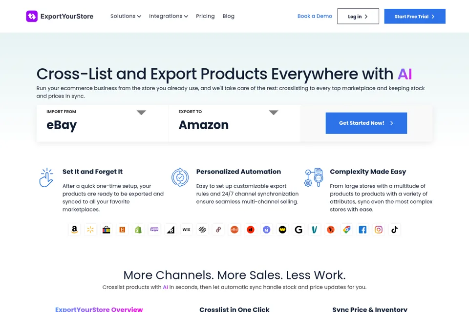 Landing page preview