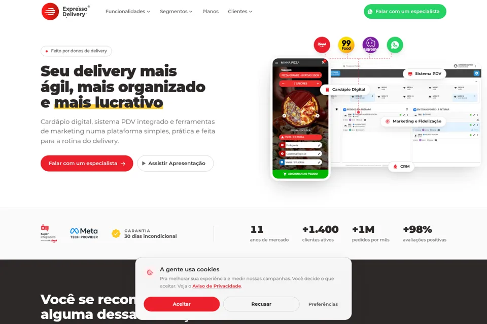 Landing page preview
