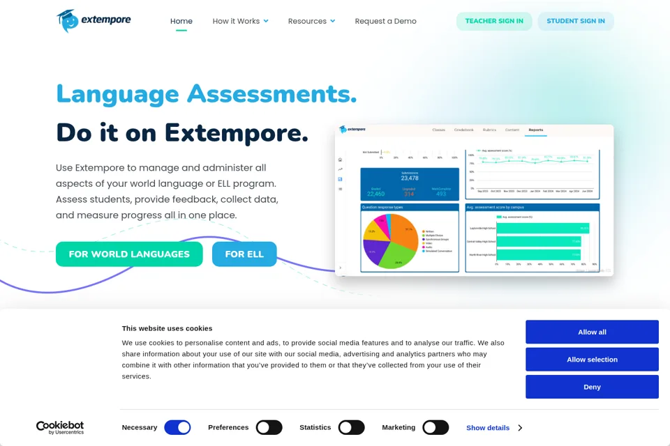 Landing page preview