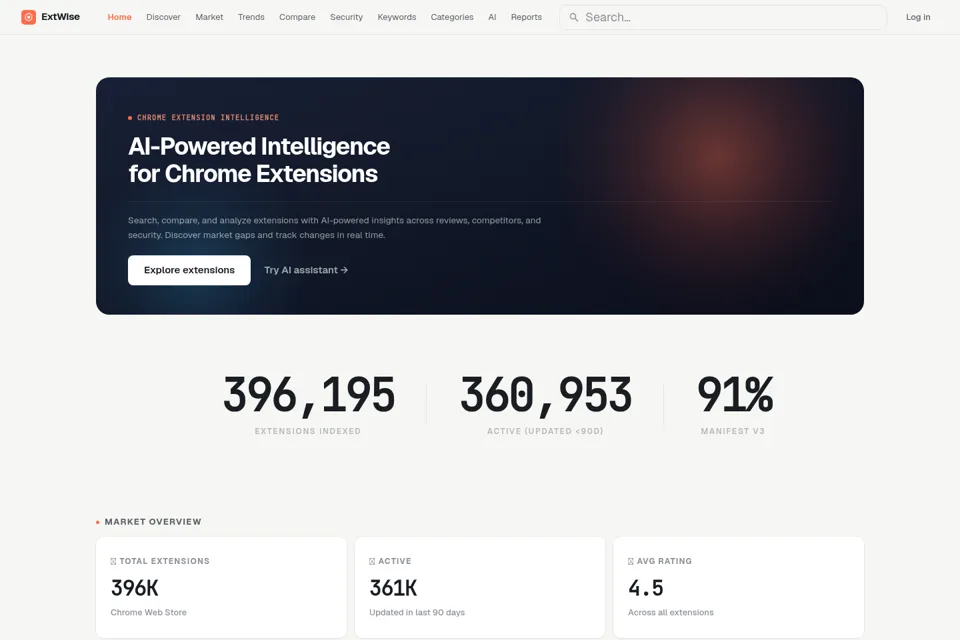 Landing page preview
