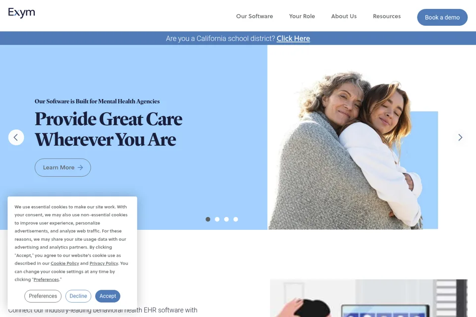 Landing page preview