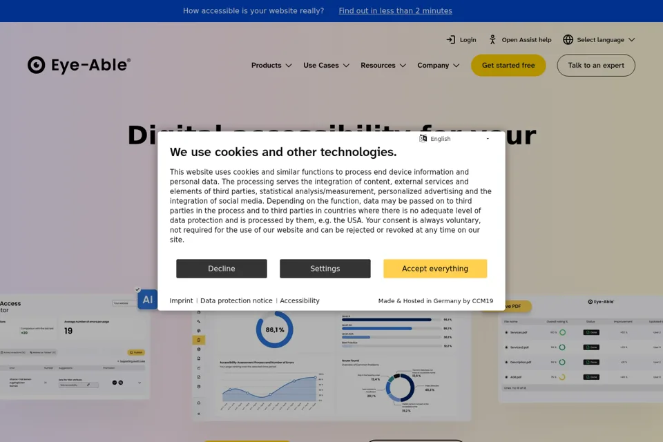 Landing page preview