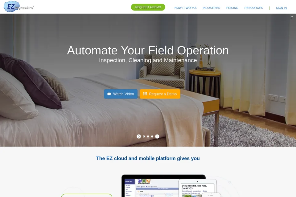 Landing page preview