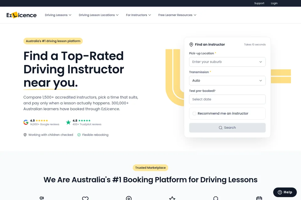 Landing page preview