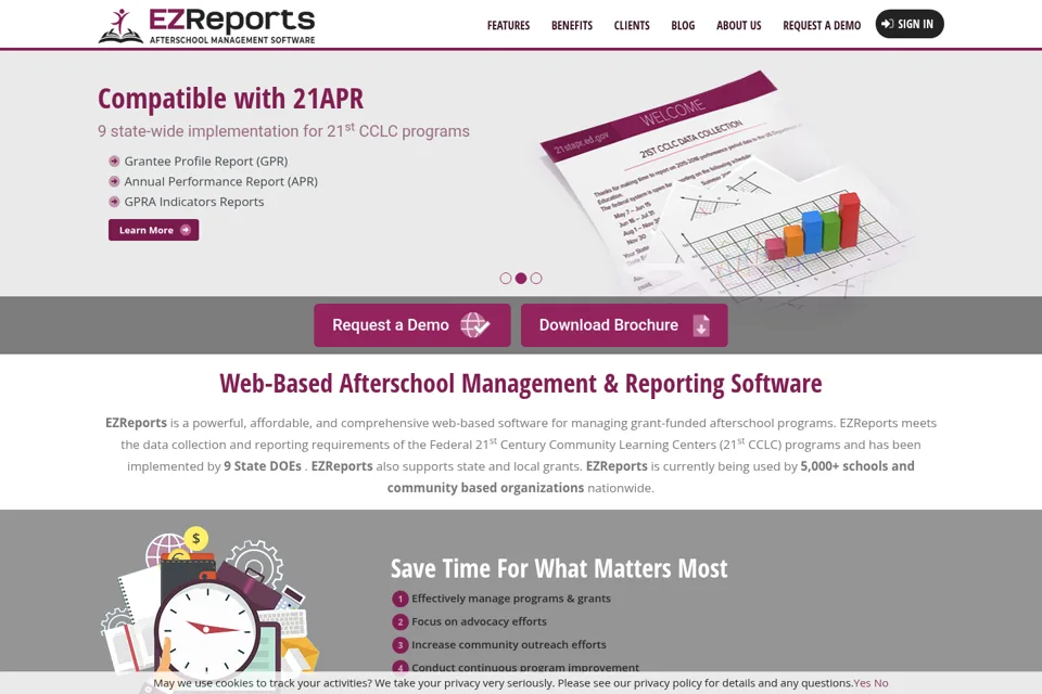Landing page preview