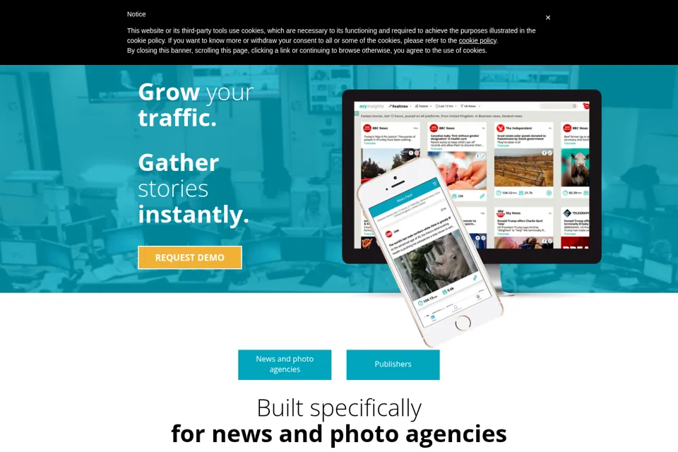 Landing page preview