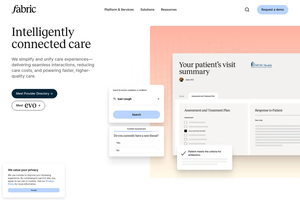 Landing page preview