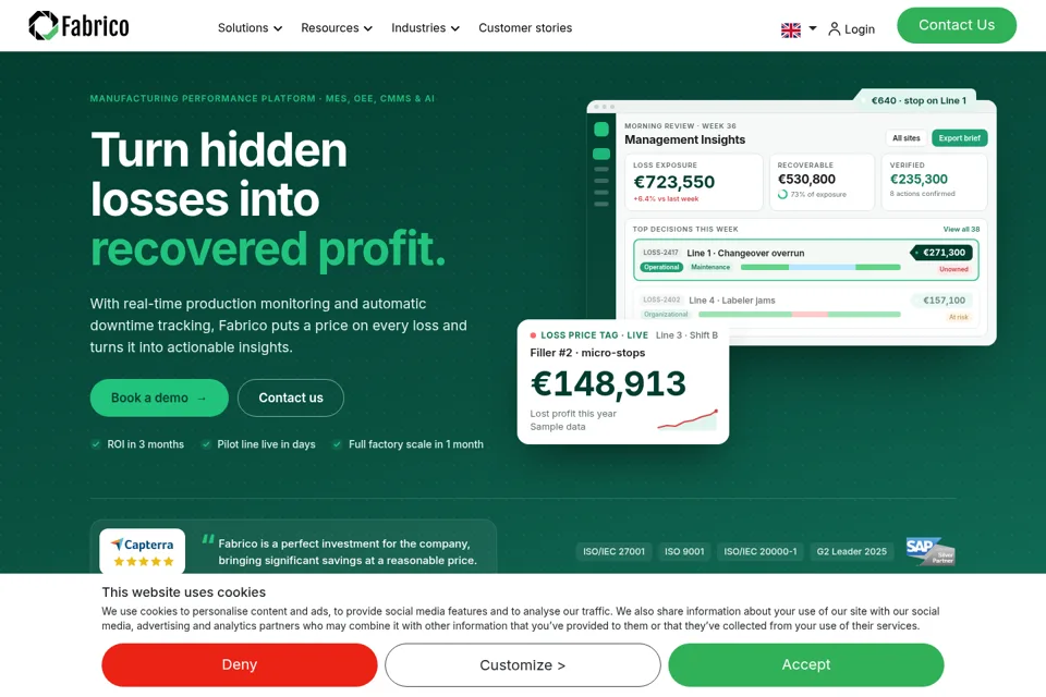 Landing page preview