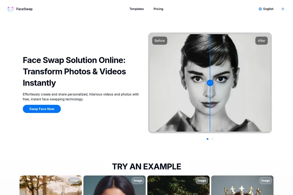 Landing page preview