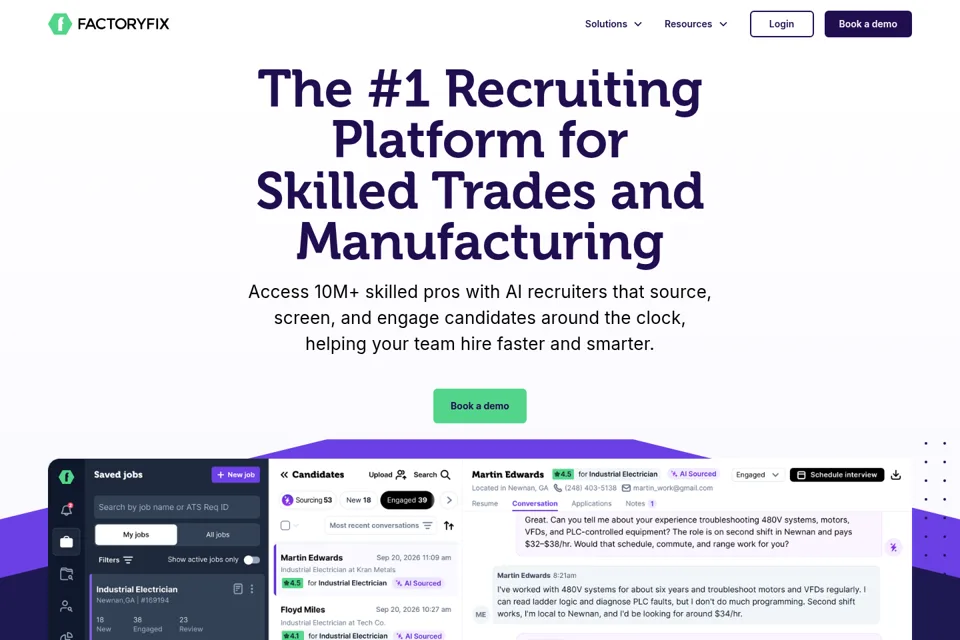 Landing page preview