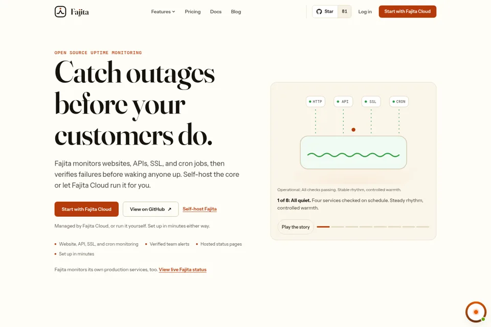 Landing page preview