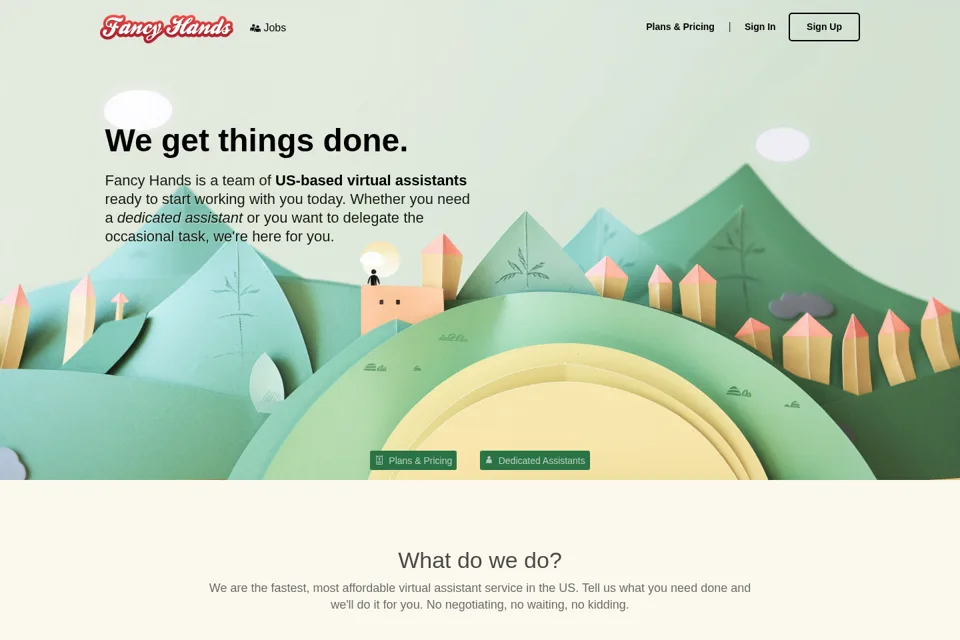 Landing page preview