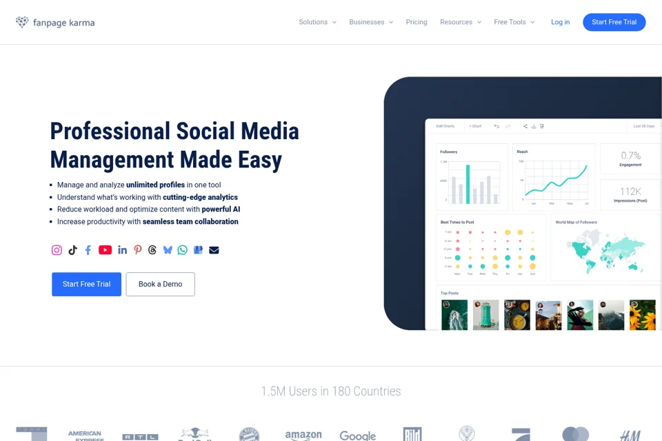 Landing page preview