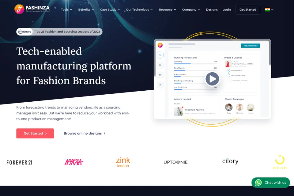Landing page preview