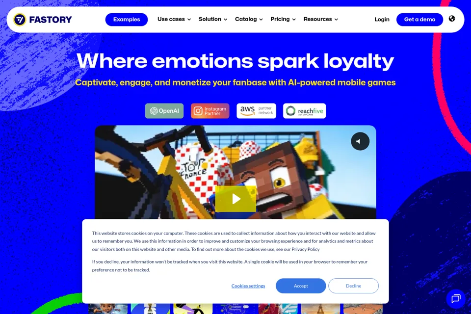 Landing page preview