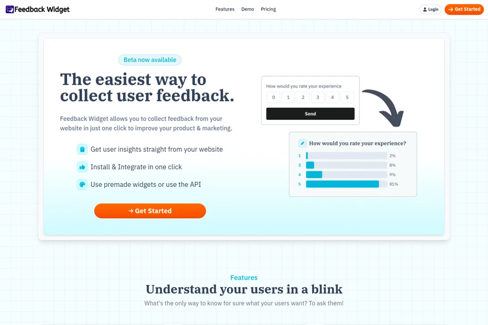 Landing page preview