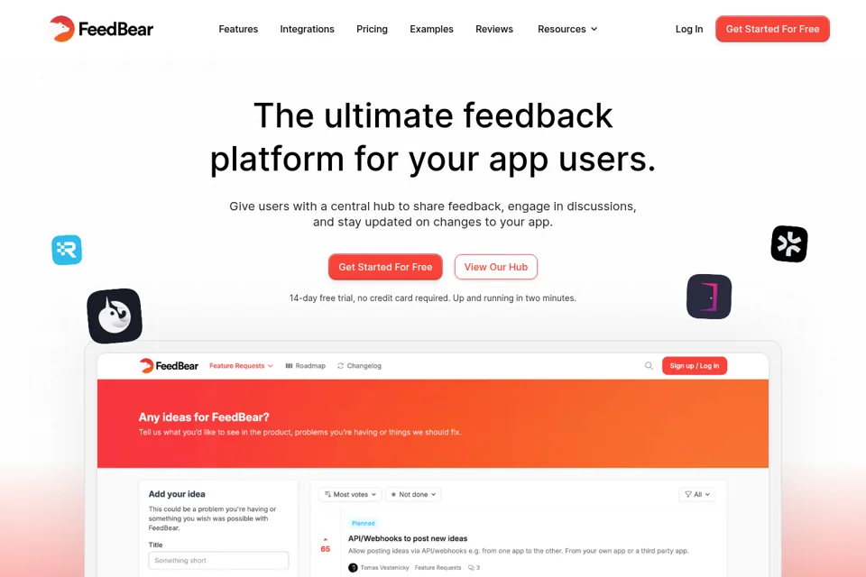 Landing page preview