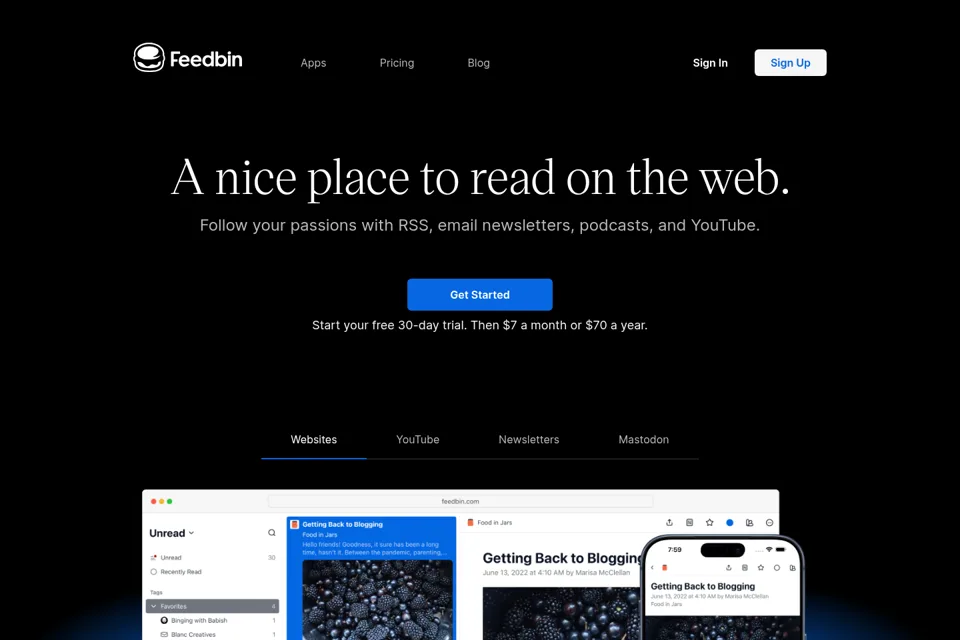 Landing page preview