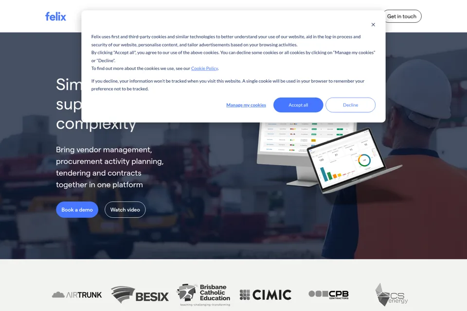 Landing page preview