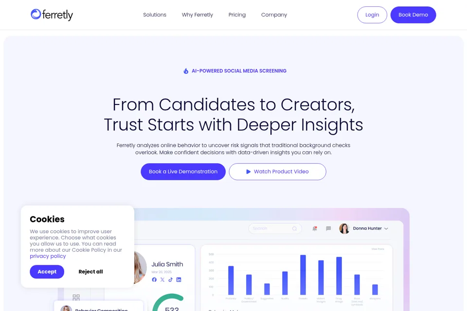 Landing page preview