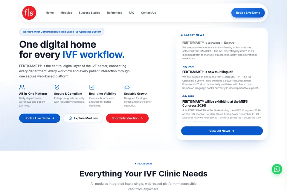 Landing page preview
