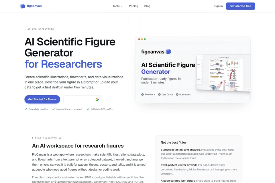 Landing page preview