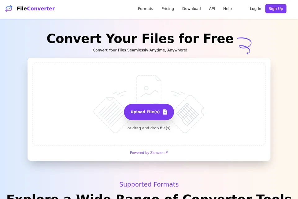Landing page preview