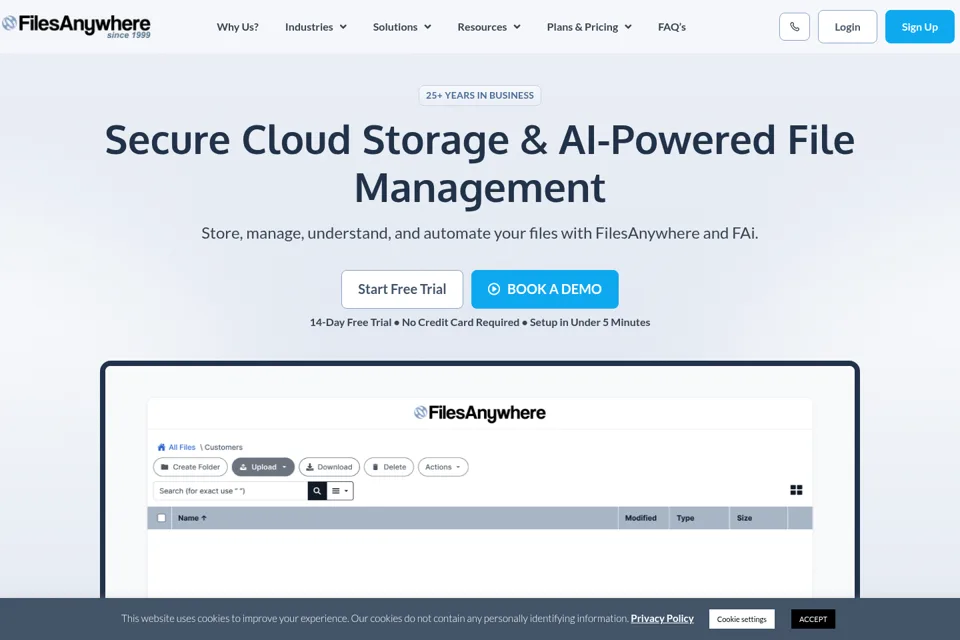 Landing page preview