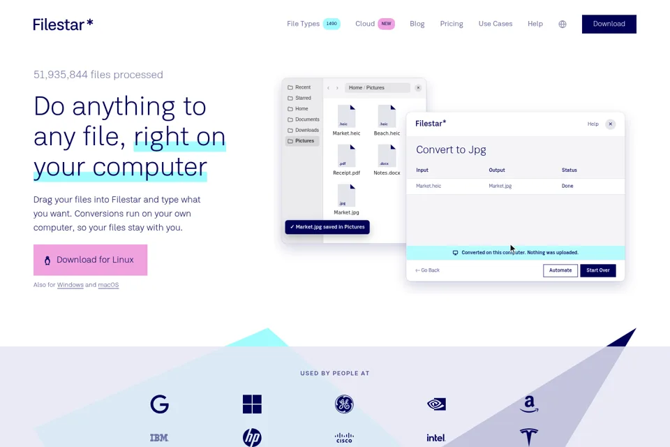 Landing page preview