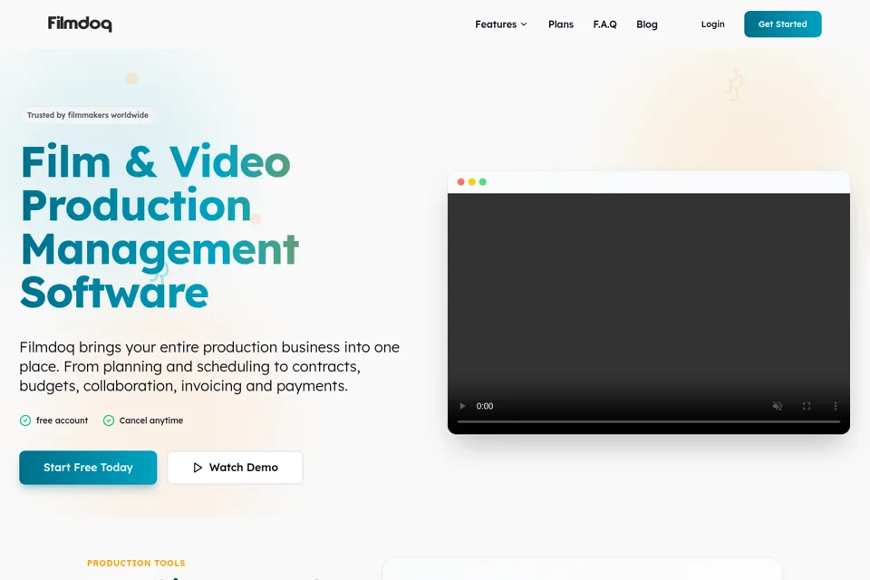 Landing page preview