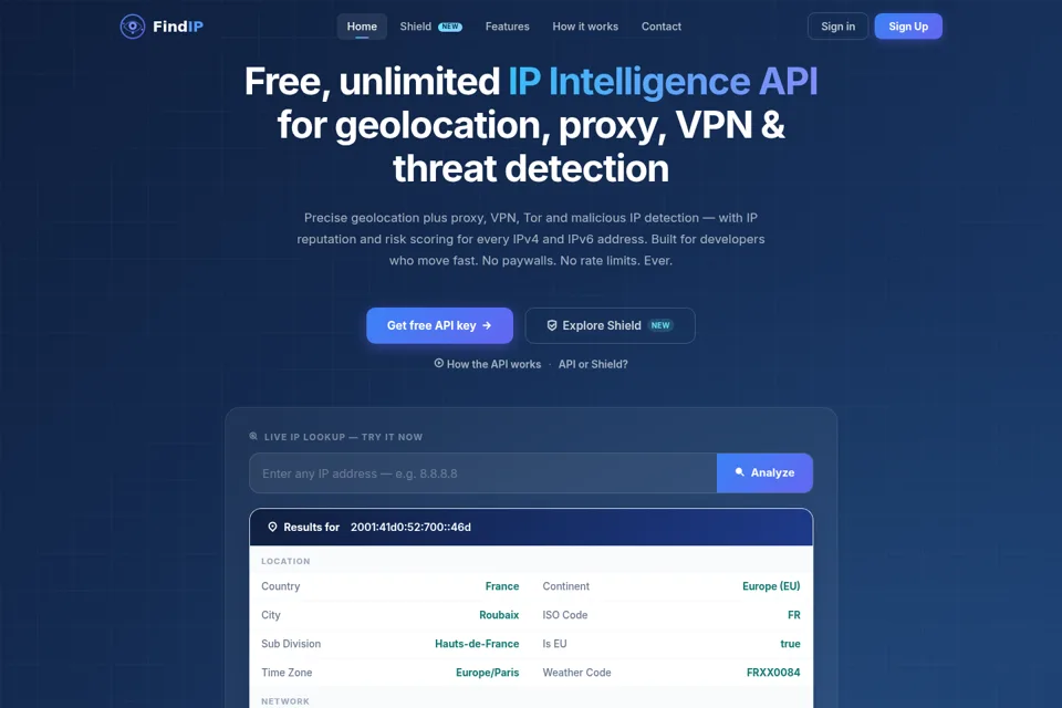 Landing page preview