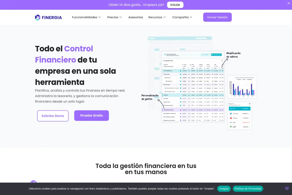 Landing page preview