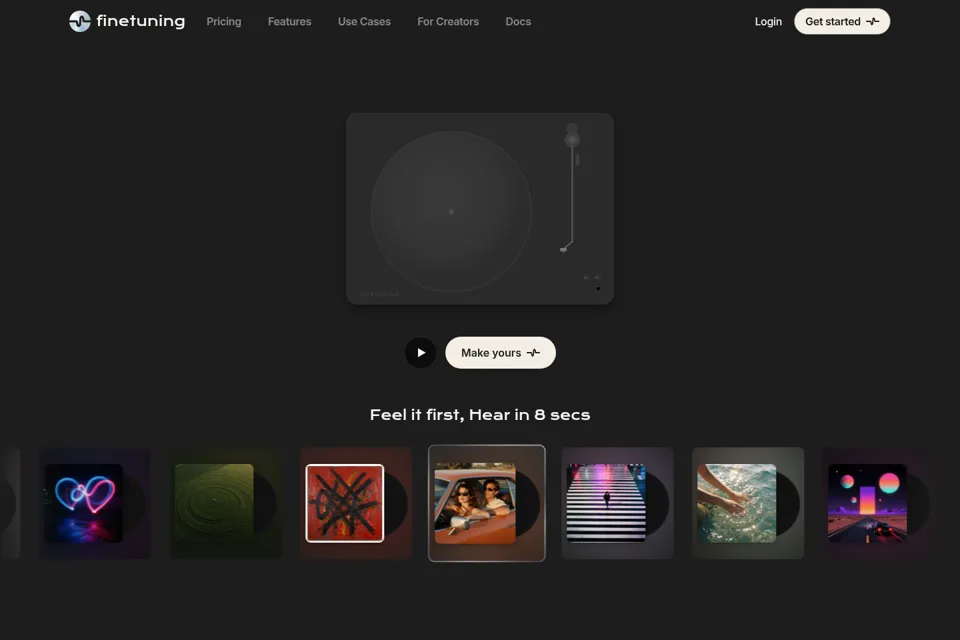 Landing page preview