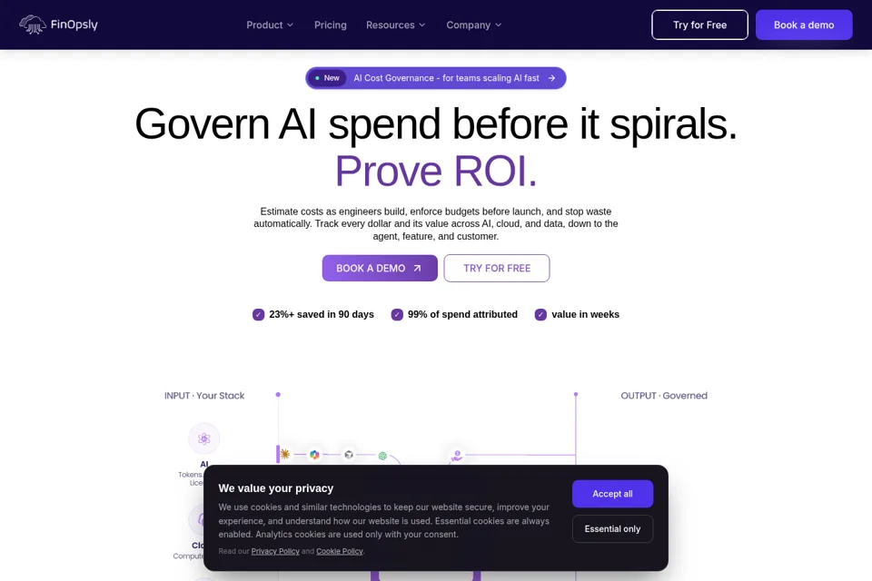 Landing page preview