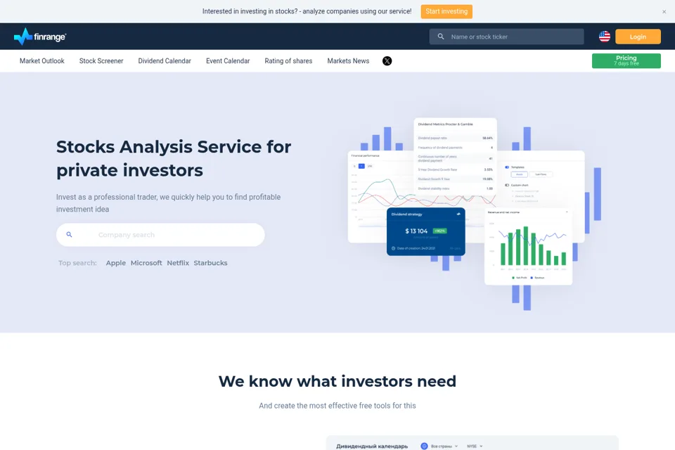 Landing page preview