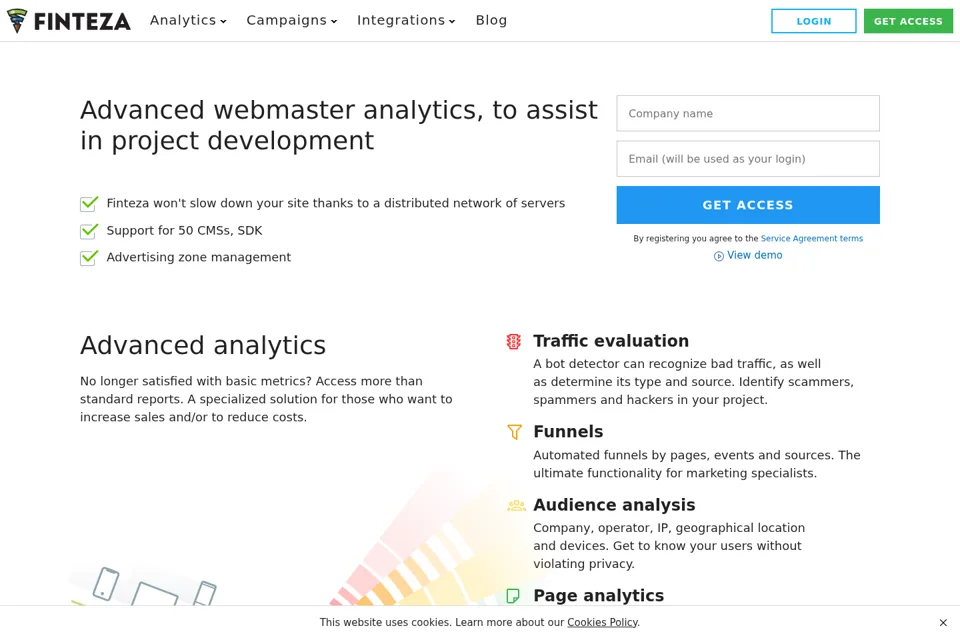 Landing page preview
