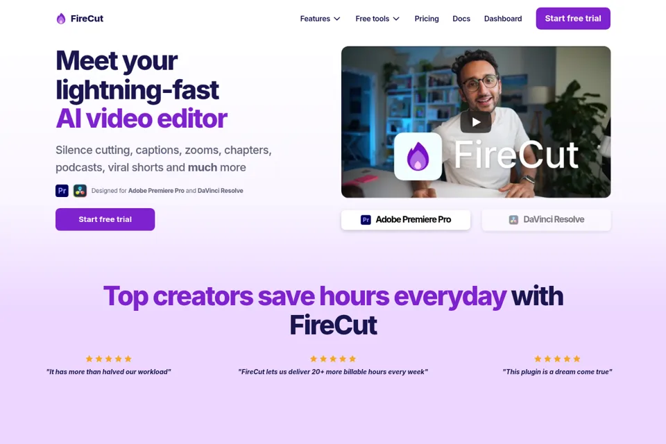 Landing page preview