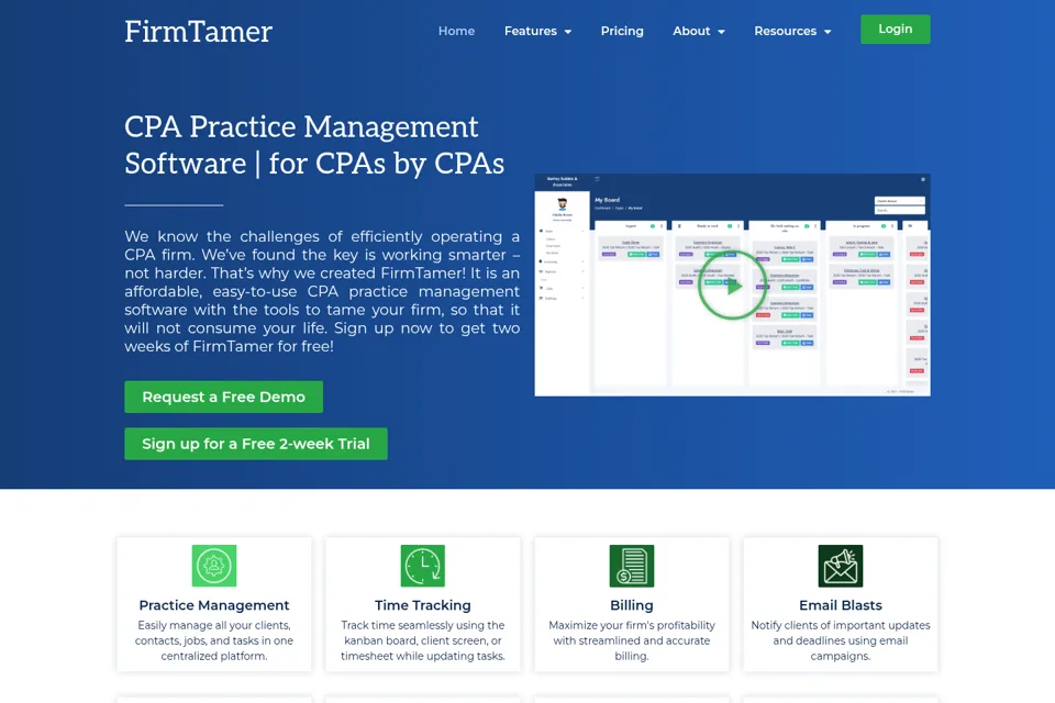Landing page preview