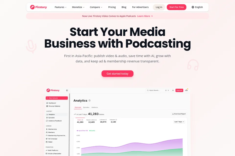 Landing page preview