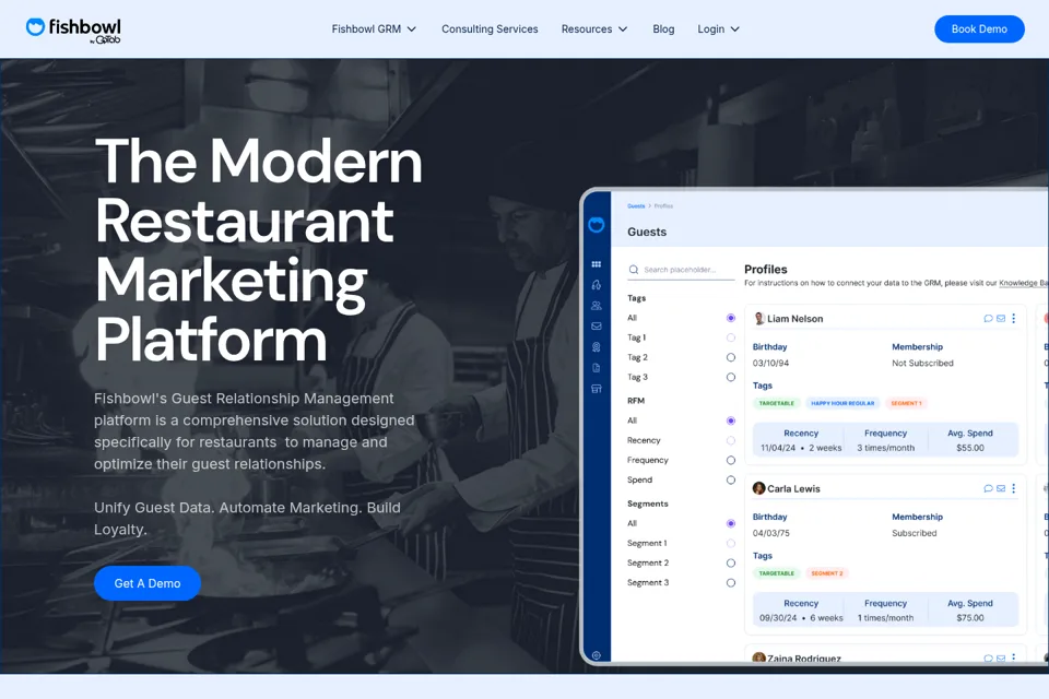 Landing page preview