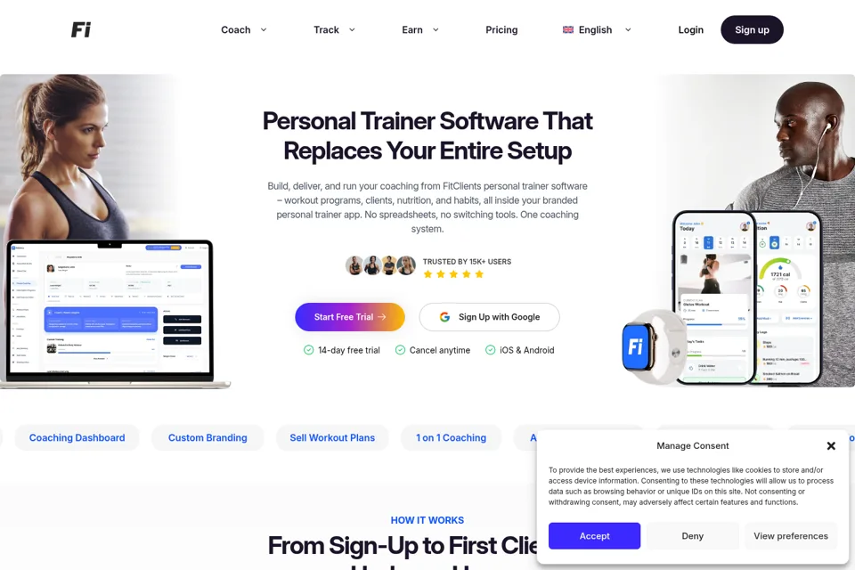 Landing page preview